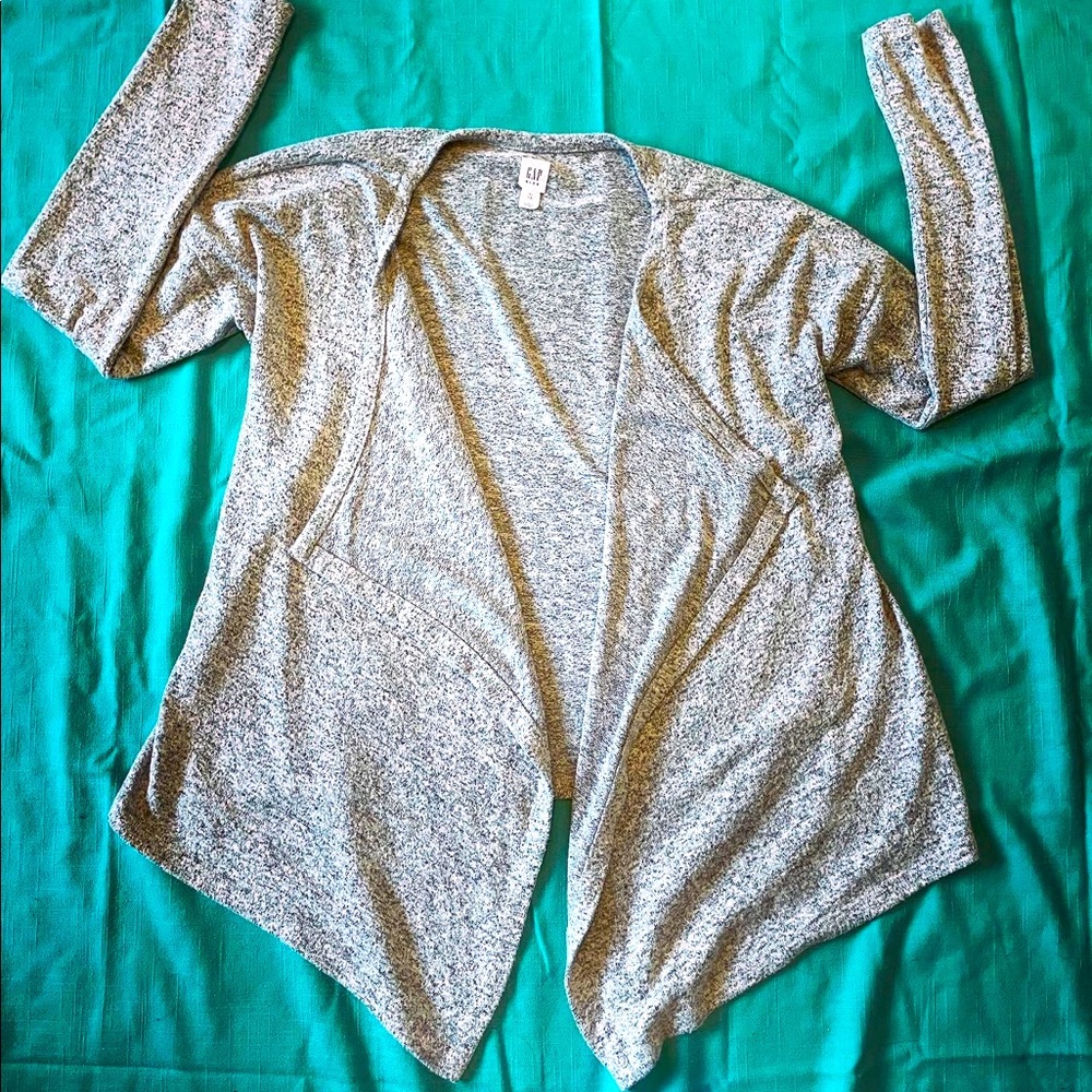 Super soft Gap brand grey slip sweater